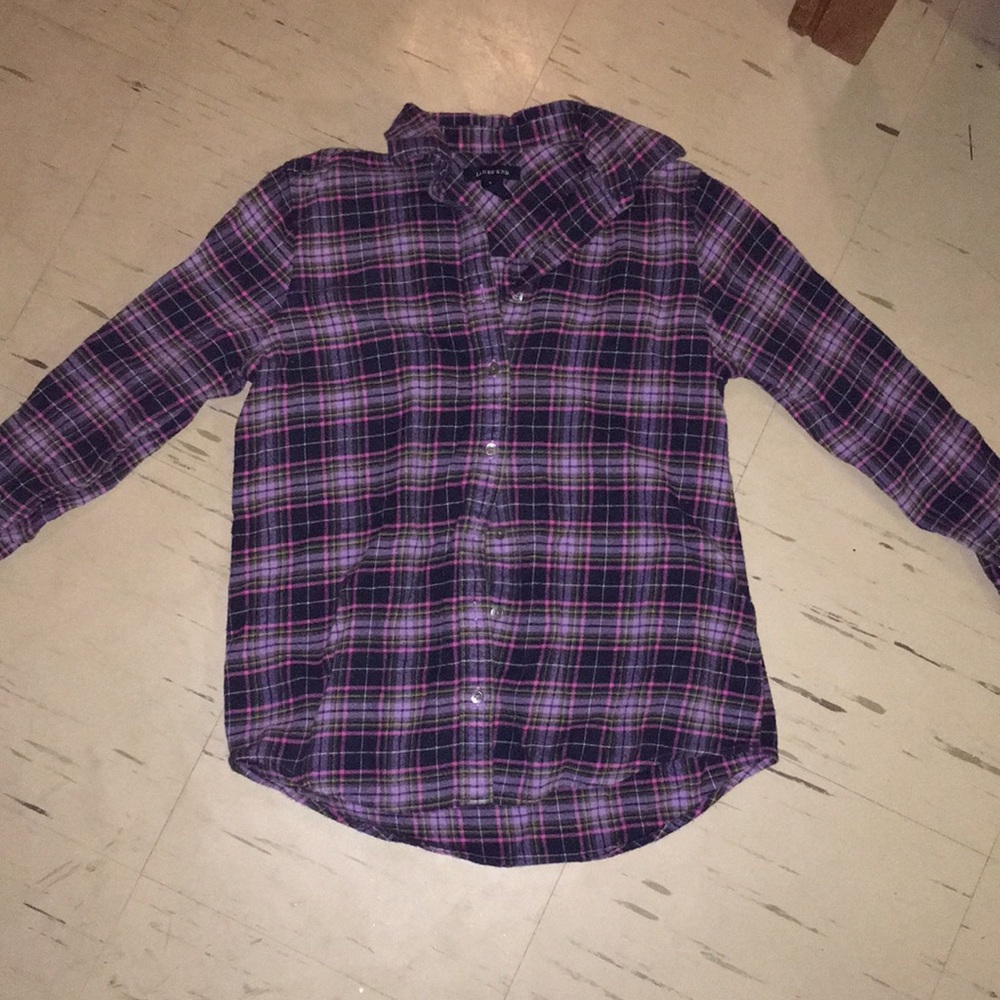 Super cute purple flannel